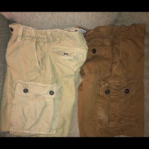2 Pair Men’s American Eagle Classic Cargo Shorts